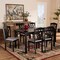 Baxton Studio Salem Grey Upholstered and Dark Brown Finished Wood 7-Piece Dining Set 171-10952-10519 - alternate 3